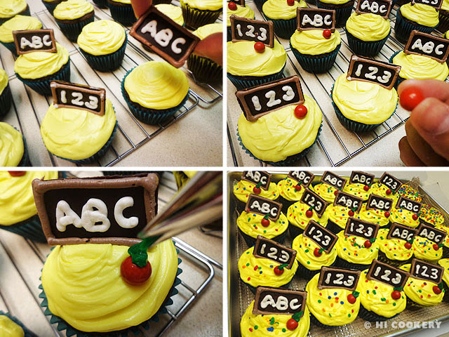 Back to School Cupcakes