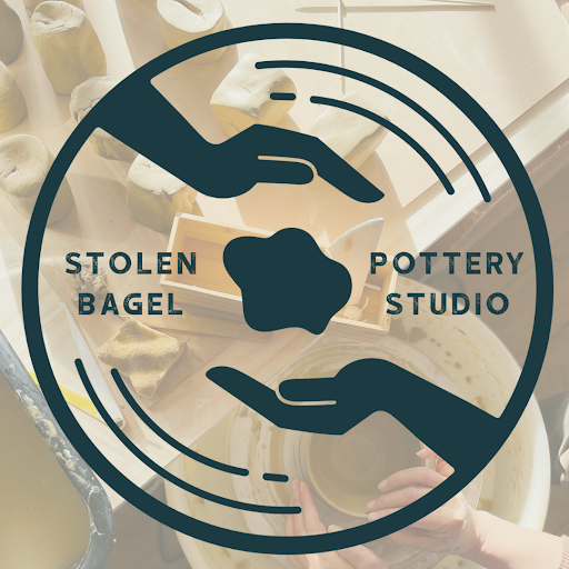 Stolen Bagel Pottery Studio logo