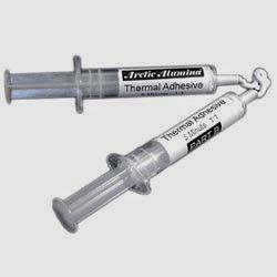  Arctic Silver Arctic Alumina Thermal Adhesive 5 Gram 3.5cc RoHS Compliant Two Tube Set With Mixing Wand
