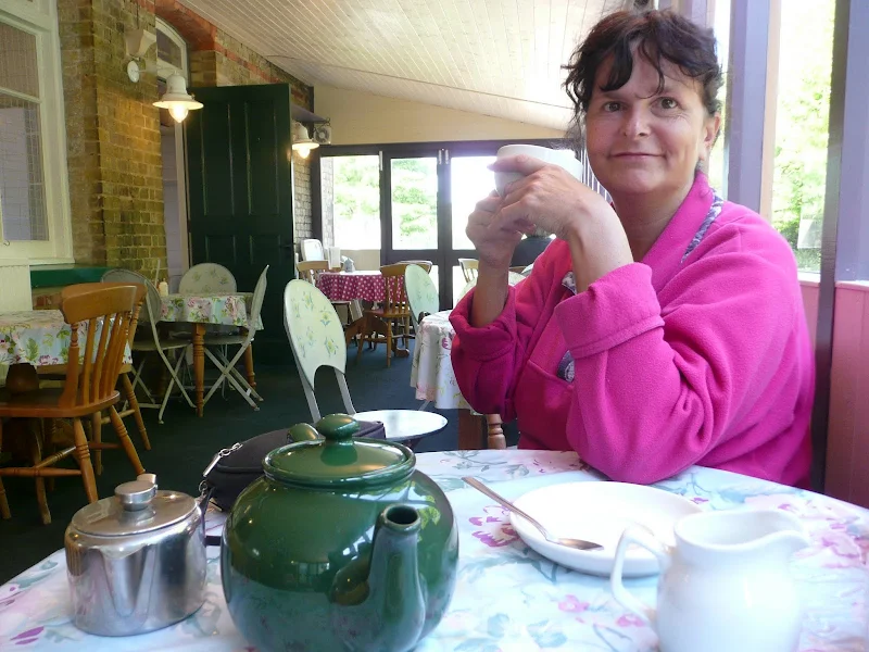 A cup of tea at Reepham Station