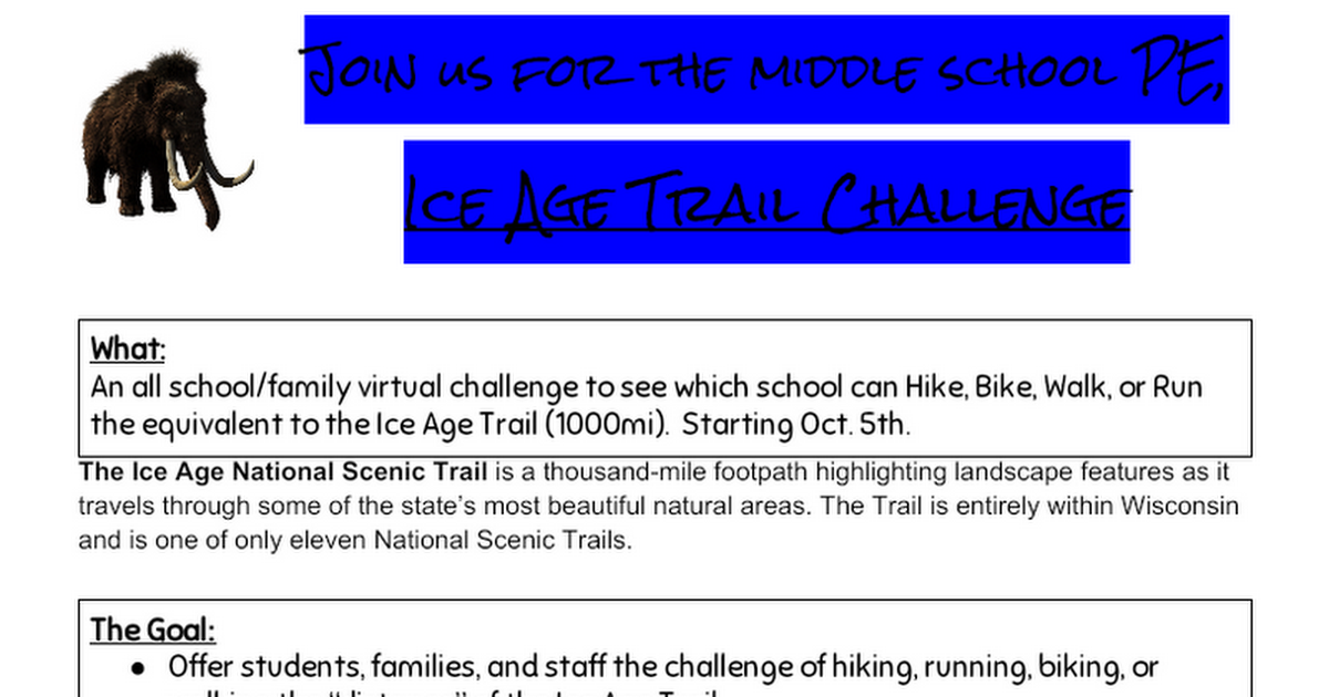 Butler Ice Age Trail Challenge 