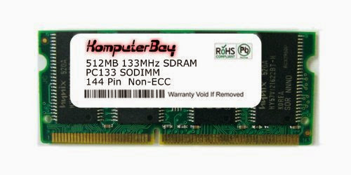  Komputerbay 512MB SDRAM SODIMM (144 Pin) LD 133Mhz PC133 FOR Apple Mac Memory PowerBook G4 500Mhz (Titanium) 15\ (M5884) 90