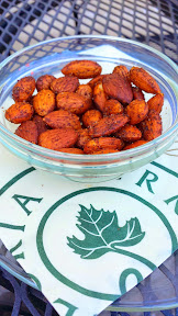 Spiced nuts at Gloria Ferrer