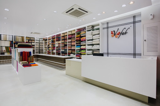 V Fab c/o Faria Fabrics Pvt. Ltd., Shop No.3, Jains Arcade, 14th Khar Danda Road, Khar West, Mumbai, Maharashtra 400052, India, Fabric_Shop, state MH