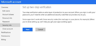 Microsoft también añadirá autenticación en dos pasos