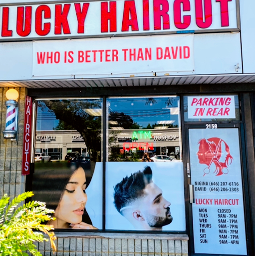 Lucky Haircut logo
