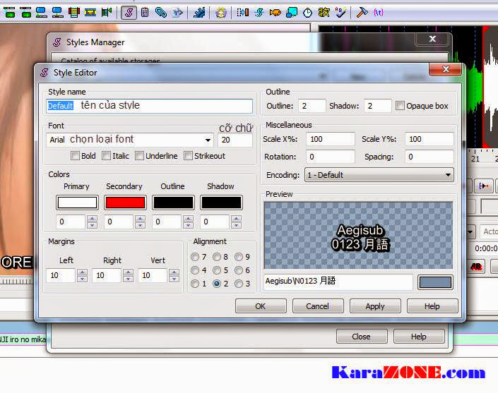 Hướng dẫn làm sub và karaoke bằng Aegisub chi tiết từng bước mộ