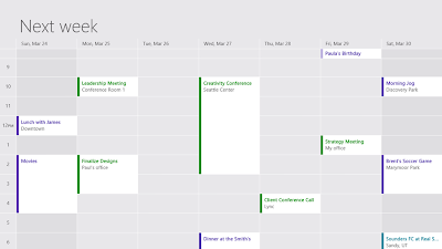 Actualización de la aplicación "Calendario" - Marzo 2013