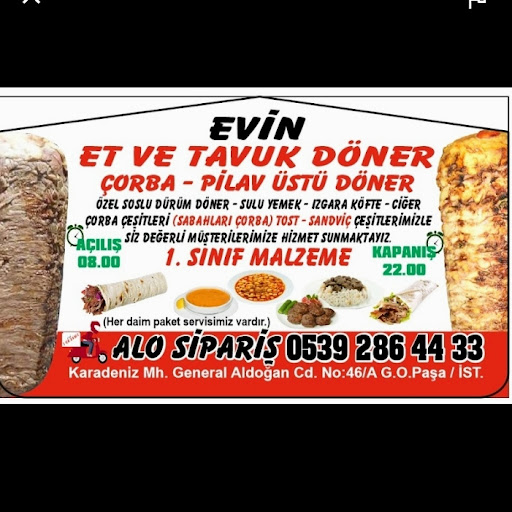 evin et ve tavuk döner logo