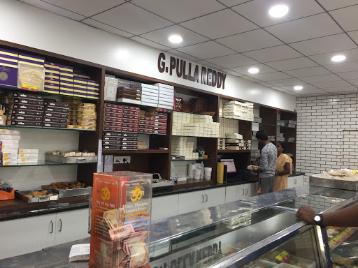 G.Pulla Reddy Sweets, Pillar Number 24, Street Number 2, Ambedkar Colony, Mehdipatnam, Hyderabad, Telangana 500028, India, Sweet_shop, state TS