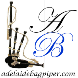 Adelaide Bagpiper - Bagpipes for hire in Adelaide logo