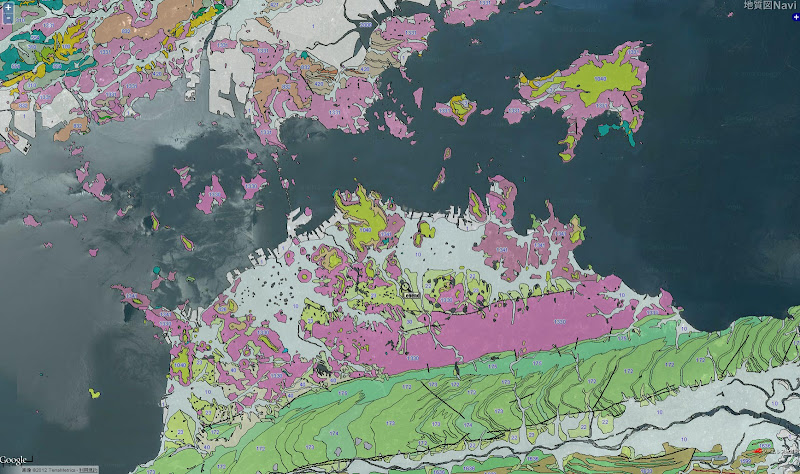 産総研が公開した地質サイトがすごい。四国の地質をみてみました「地質図Navi」 | 物語を届けるしごと