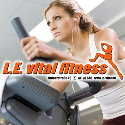 L.E. vital Fitness logo