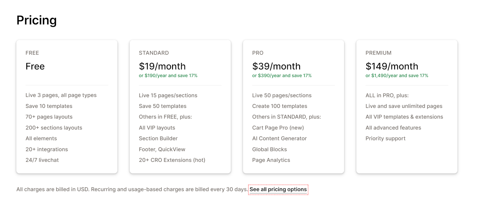 Ecomposer pricing plans