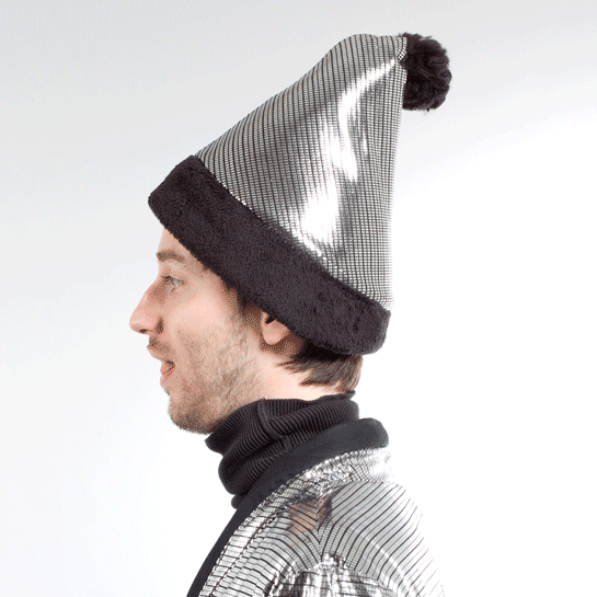 Disco Santa Hat: Hugues GIF
