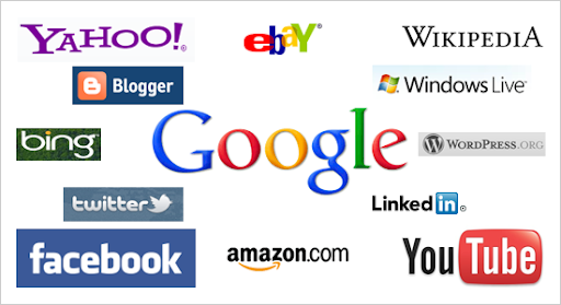 logos of popular websites
