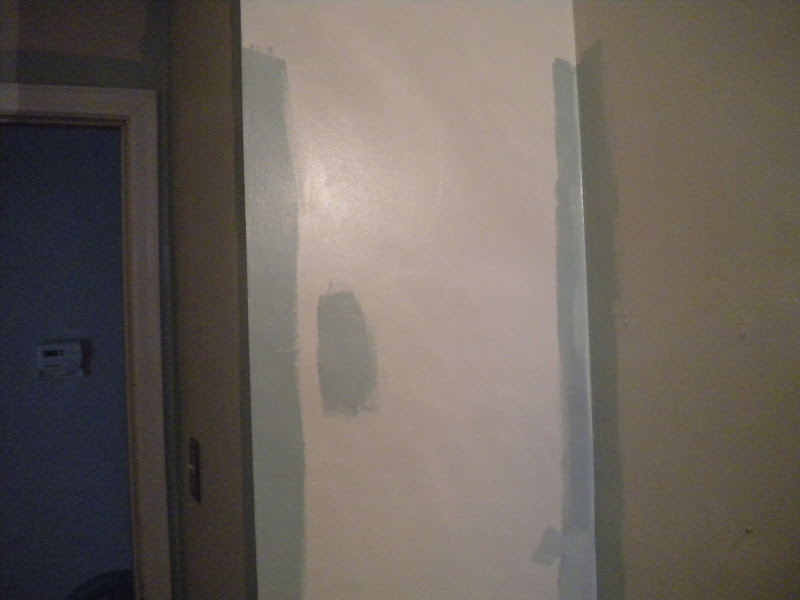  bathroom color so far? Too dark for such a small space? Or do you like title=