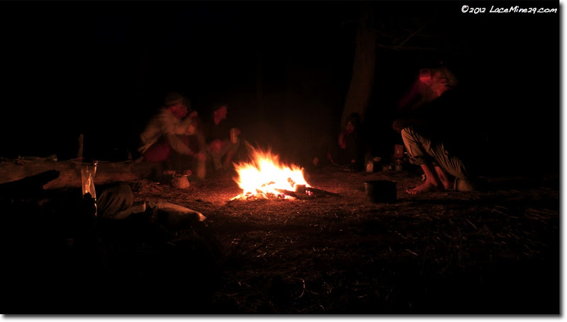 Backcountry campfire