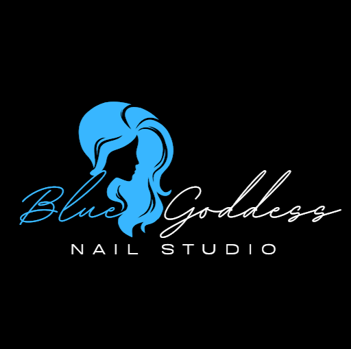 Blue Goddess Nails