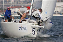 J/105 Team Fisher rounding mark- Masters in San Diego
