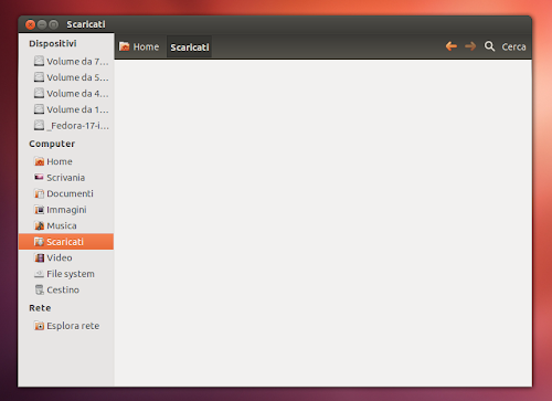 Nautilus 3.5.2 su Ubuntu 12.10