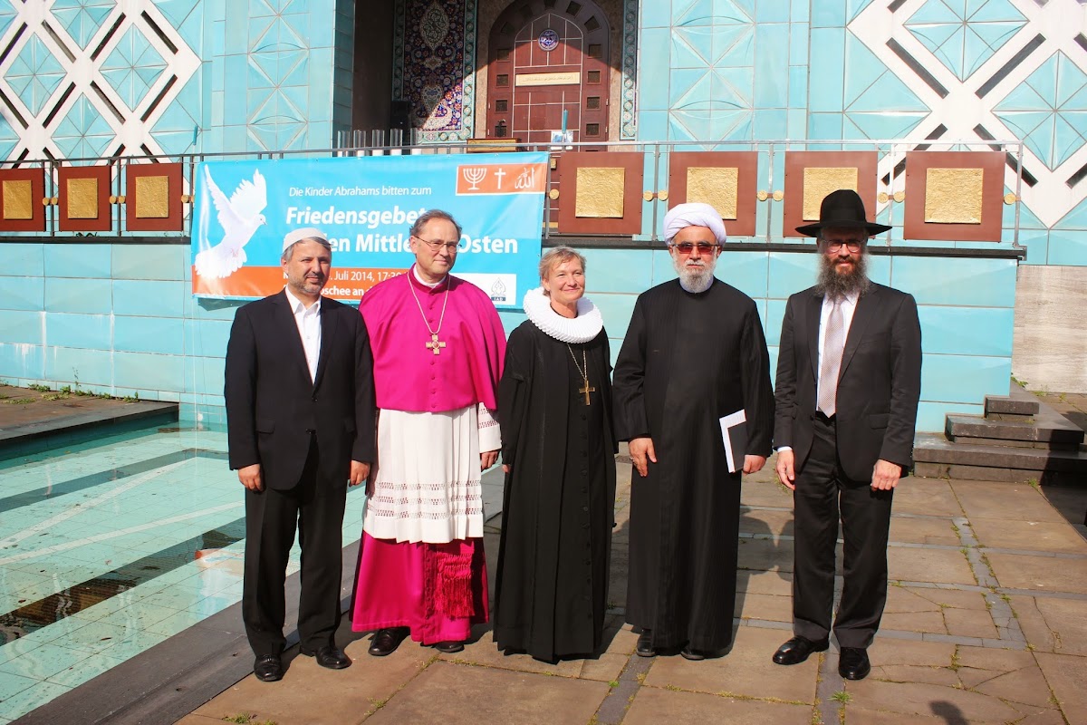 Die Vertreter der abrahamitischen Religionen eint die Trauer über die Gewalt im Mittleren Osten