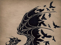 Feminine Dragon Tattoo Sketch