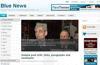 Template Magazine Blogspot 2012 Template Magazine Blogspot 2012