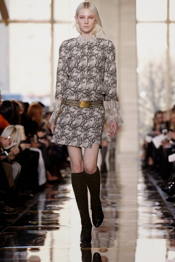 The Tory Burch Fall 2014 collection is modeled during Fashion Week in New York on Tuesday, February 11, 2014.