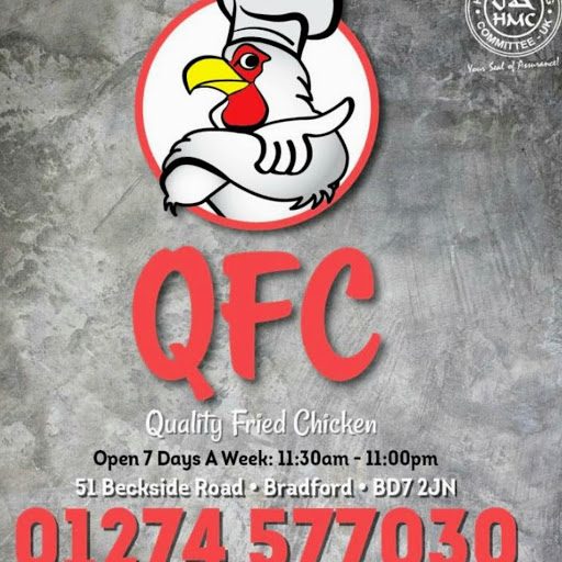 Qfc Quality Fried Chicken. We Are The Parmsan Specialists logo