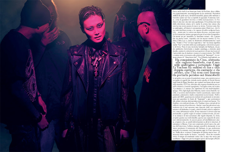 :Li Yuchun (Chris Lee) para Vogue Italia (enero 2013)