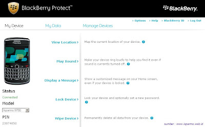 Lindungi dan Lacak BB dengan Blackberry Protect