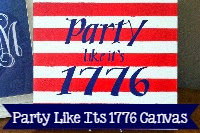 Party Like It's 1776 Canvas