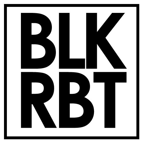 Black Robot Custom Printing logo