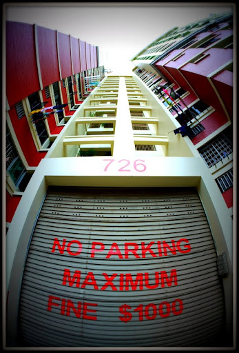 "No Parking, only Shooting Allowed"