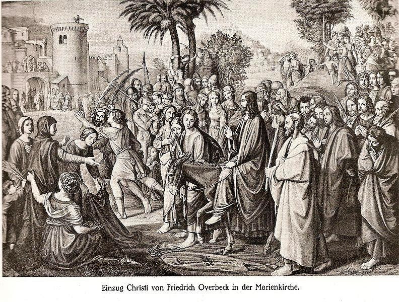 Johann Friedrich Overbeck - Christ's Entry into Jerusalem