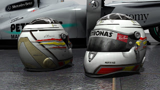 Cascos F1 2010 Mercedes+W01+casco