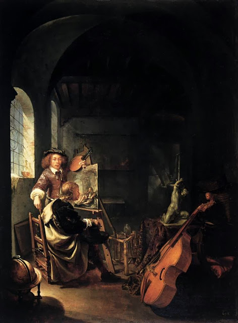 Frans van Mieris the Elder - The Painter's Studio