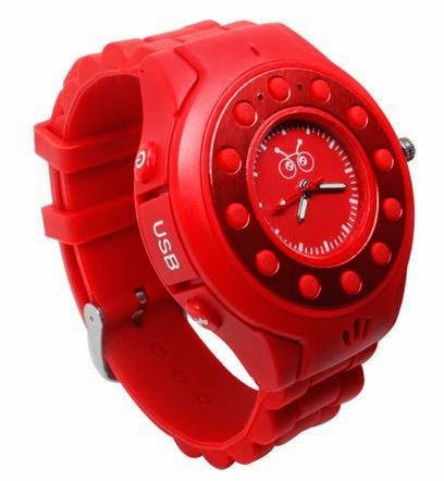  2013 New style Mini Watch Smallest mobile phone Children Male and female Student GPS Location Wristwatch (Red)