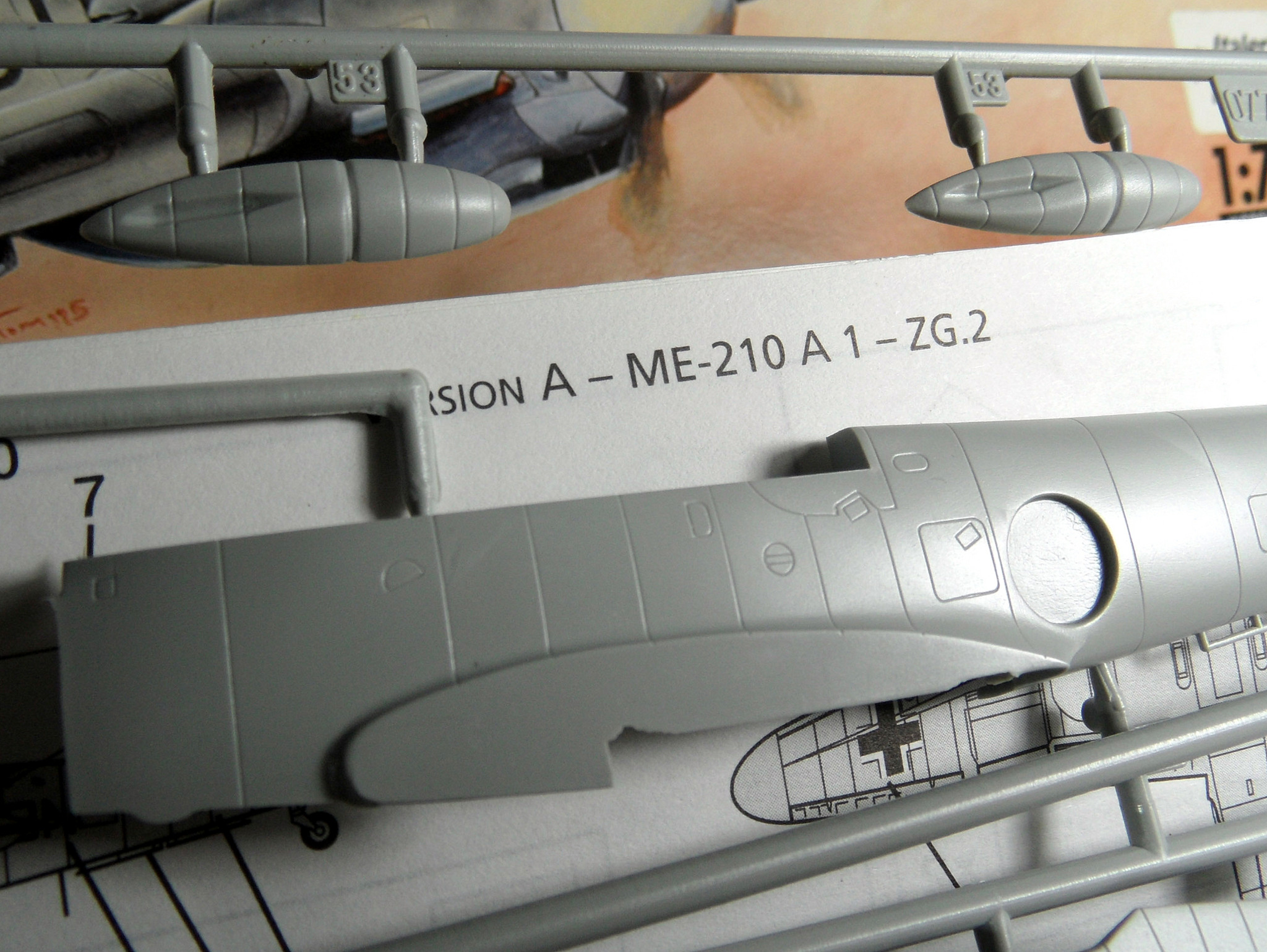 Modelismo na Net • Ver tópico - Messerschmitt 210 A1 - 1/72 ITALERI