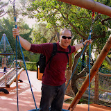 Riding The Swings at The Park - Gibraltar, UK