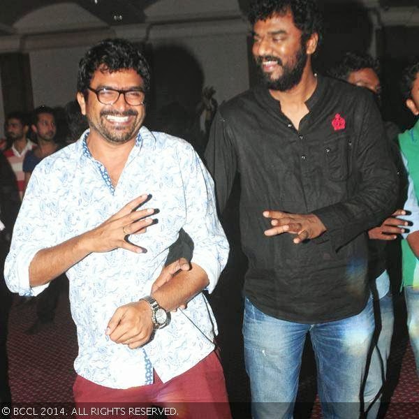 Najeem Koya and Dinesh Nair during the Valentine's Day special party, held in Kochi.