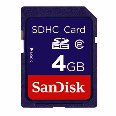  SDHC 4GB Blister Pkg 3x5
