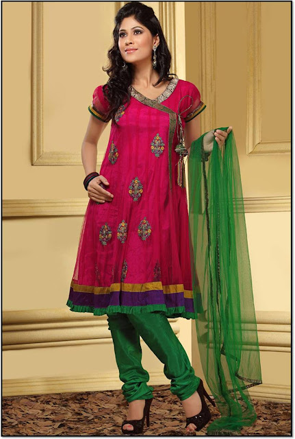 Latest Indian Anarkali Salwar Kameez 10