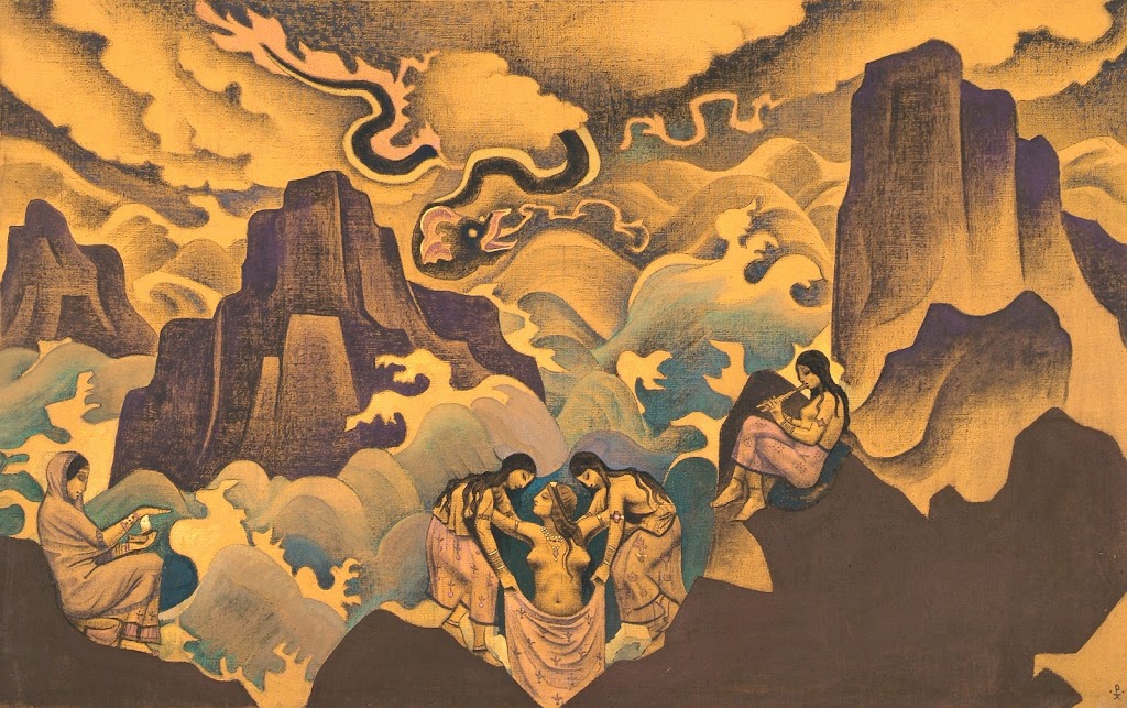 Nicholas Roerich - Ancient Serpent (Serpent of Wisdom)