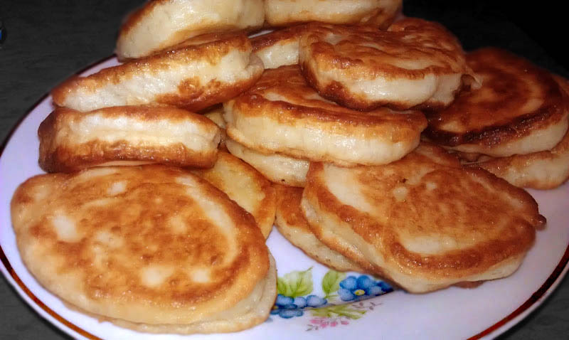Блинчики на кисломолочной смеси агуша 2