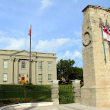Cabinet House and Cenotaph in Hamilton - West End, Bermuda