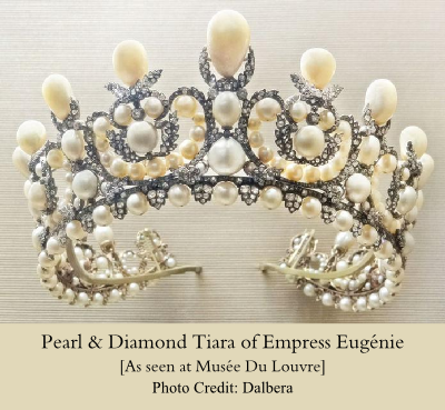 Pearl Tiara of Empress Eugenie, Musee Du Louvre
