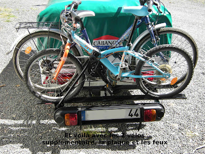 Transport de 5 vélos sur la Mercury 7