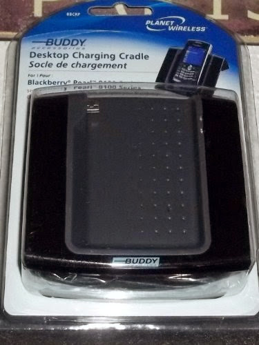  Planet Wireless Buddy Accessories Desktop Charging Cradle for Blackberry Pearl 8100 Series (Black)